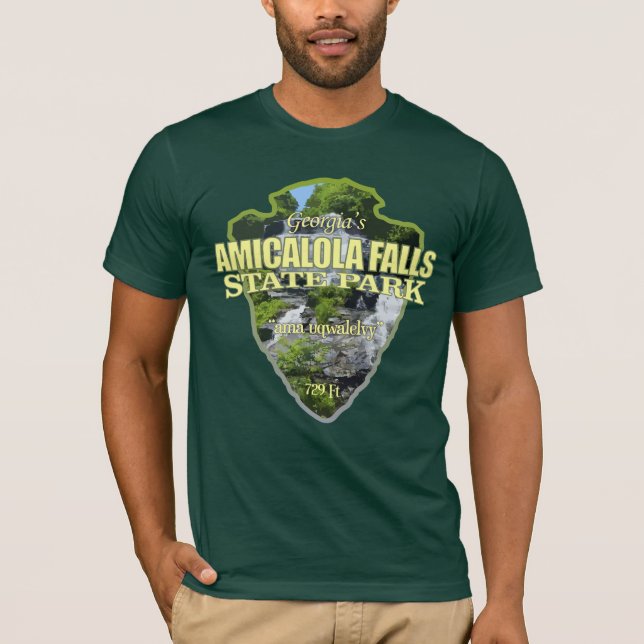 Amicalola Falls (arrowhead) T-Shirt (Front)