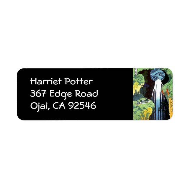 Amida Waterfall, Hokusai Japanese Fine Art (Front)