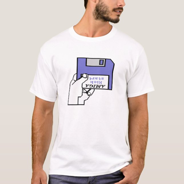 Amiga Kickstart 1.0 and 1.1 Boot Logo T-Shirt (Front)