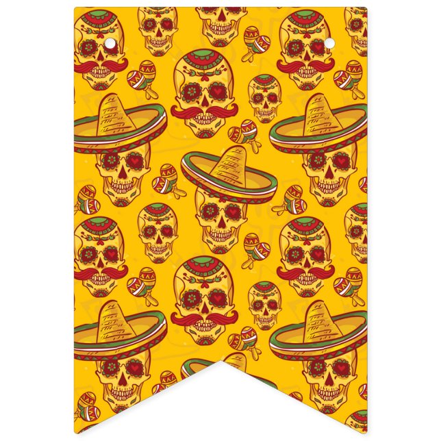 Amigo Skulls Bunting (First Flag)
