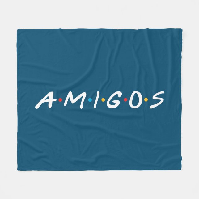 Amigos Fleece Blanket (Front (Horizontal))