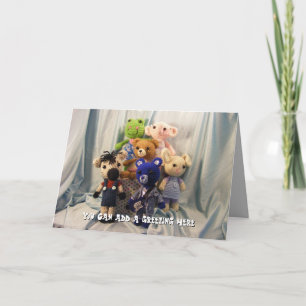 Amigurumi Friends Greeting Card
