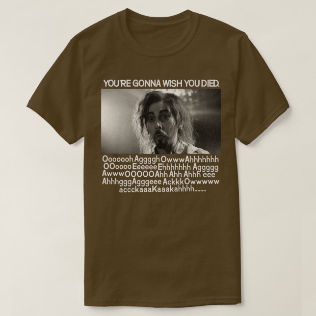 Amilyn Vampire Death Scene T-Shirt (Design Front)