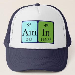 Amin periodic table name hat
