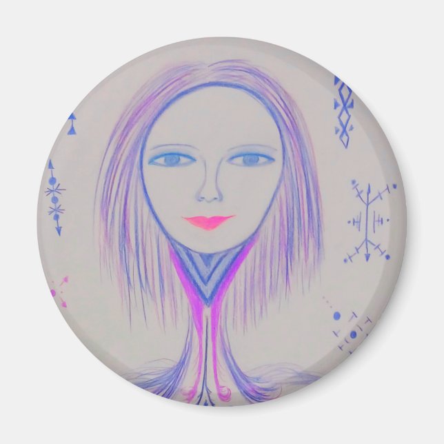 Amina Galactic Being Magnet (Front)