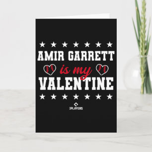 Amir Garrett Is My Valentine Cincinnati Sell Playe Card