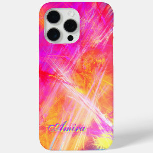 Amira - Personalise Your Own Name, Multi-Coloured iPhone 15 Pro Max Case