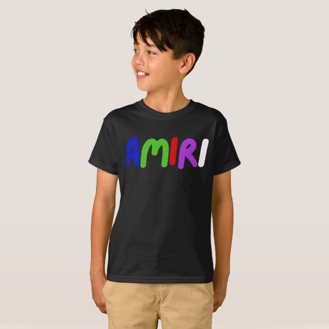 Amiri name things gift for kids T-Shirt (Front Full)