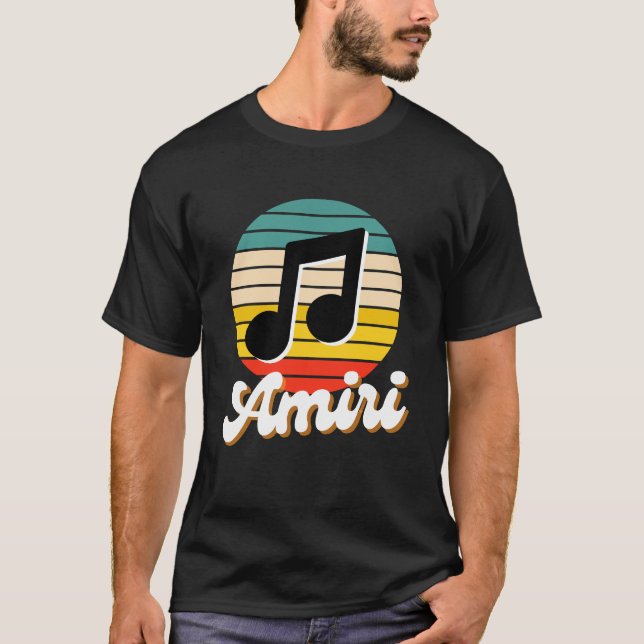 Amiri sunset music T-Shirt (Front)