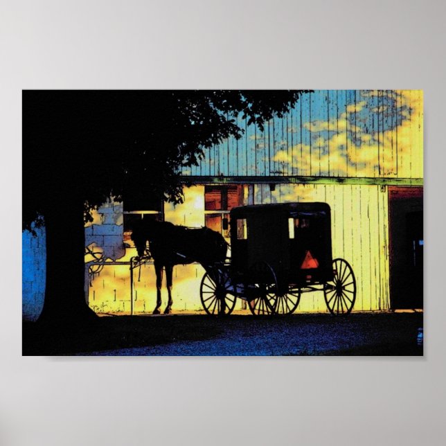 Amish Buggy Poster (Front)