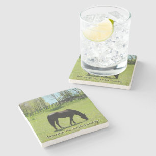 Amish Coasters, Beautiful Horse! Stone Coaster