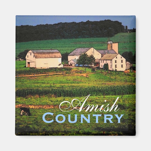 Amish Country (Farm) Magnet (Front)