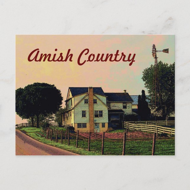 Amish Country Postcard (Front)