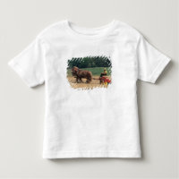 Amish Country simple people in farming with