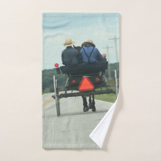 Amish guys hand towel (Hand Towel)