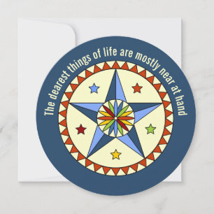 Amish - Hex Sign Stars - GOOD LUCK 1