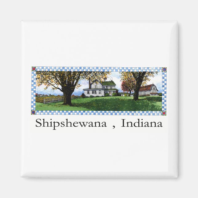 Amish House Shipshewana Indiana Magnet (Front)