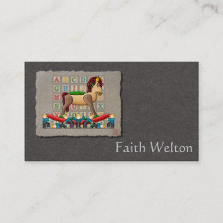 Amish Rocking Horse Business Card