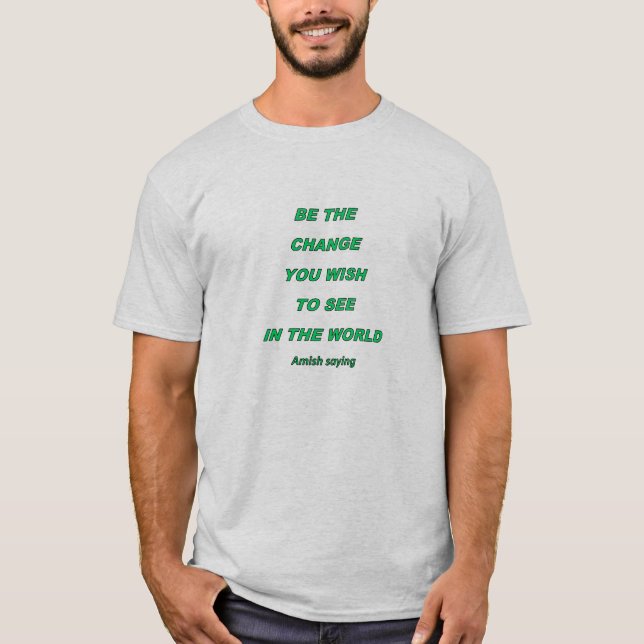 Amish saying Men's T-Shirt (Front)