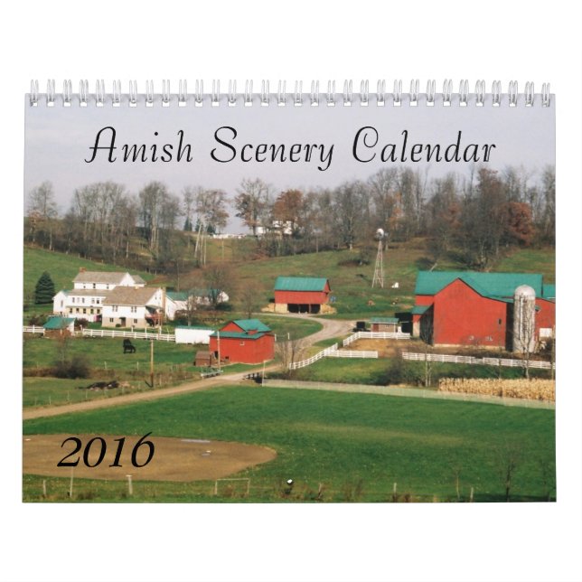 Amish Scenery 2016 Calendar (Cover)