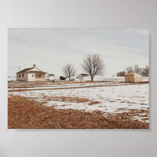 Amish School House Print