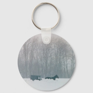 AMISH SNOWSTORM KEYCHAIN