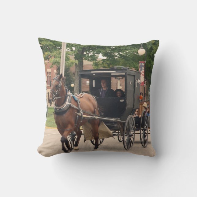 Amish Throw Pillow (Front)