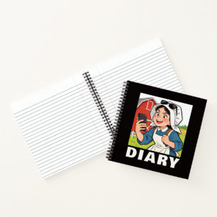 Amish Young Woman Cartoon - RUMSPRINGA 1 Notebook