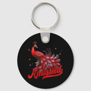 Amistad House Of Friendship Red Pea Team Key Ring