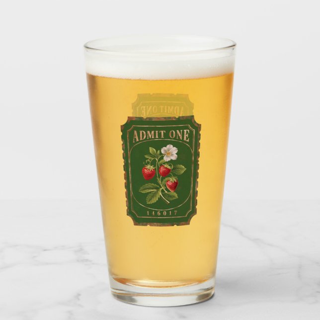 Amit one -Strawberry Glass (Back Filled)