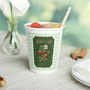 Amit one -Strawberry Paper Cups