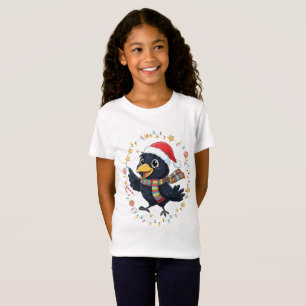 AMITA Cheerful Crow - Holiday Lights T-Shirt