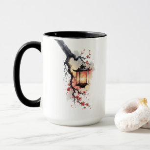 Amita - Cherry Blossom Lantern Twins Mug