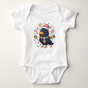 AMITA   Happy Crow - Candy Fun Baby Bodysuit