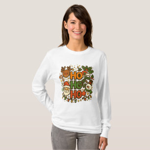 AMITA HO HO HO Holiday Crew Tee