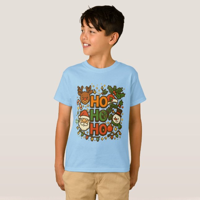 AMITA | HO HO HO Holiday Crew Tee (Front Full)