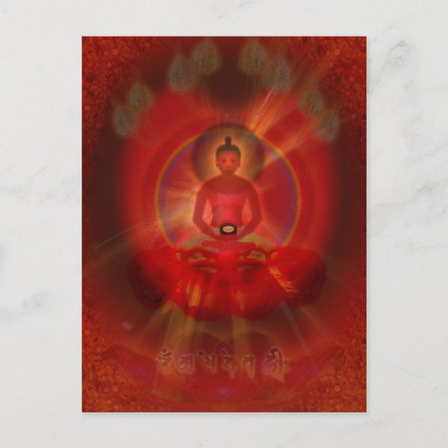 'Amitabha Buddha' Postcard (Front)