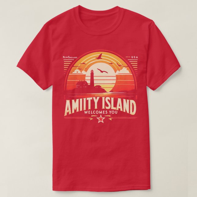 Amity Island T-Shirt (Design Front)