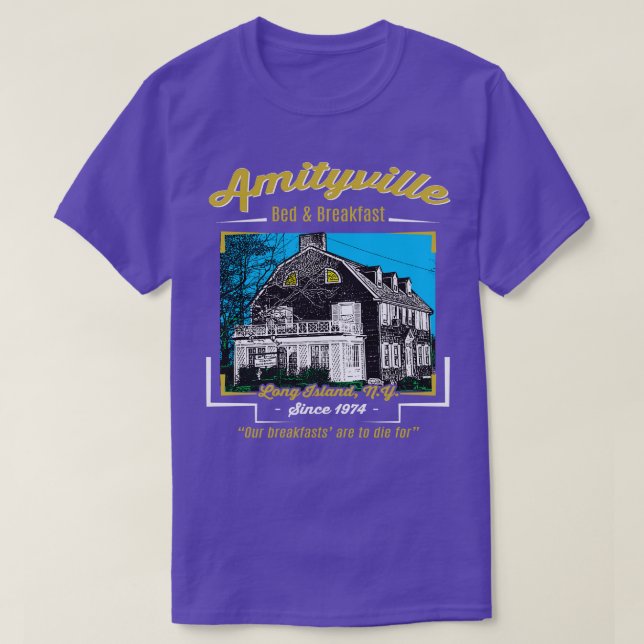 Amityville Bed Breakfast T-Shirt (Design Front)