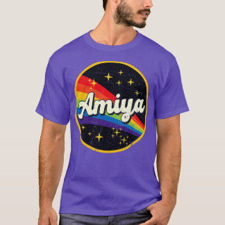 Amiya Rainbow In Space Vintage GrungeStyle T-Shirt