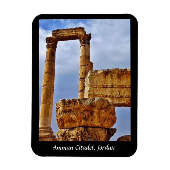 Amman Citadel, Jordan Magnet (Vertical)