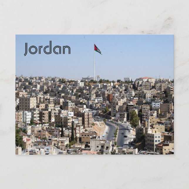 amman city jordan postcard (Front)