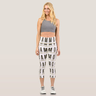 Ammo Apparel USA Acronym Woman's Capri Leggings