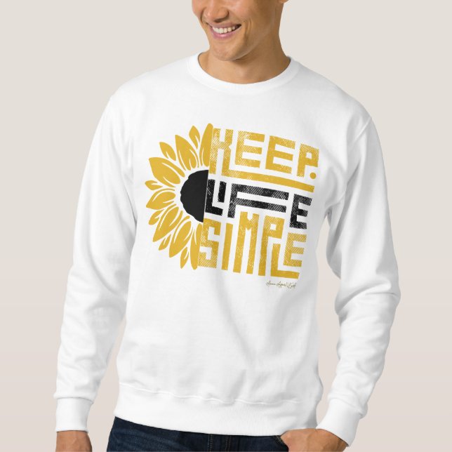 Ammo Apparel USA Keep Life Simple Men's Sweatshirt (Front)