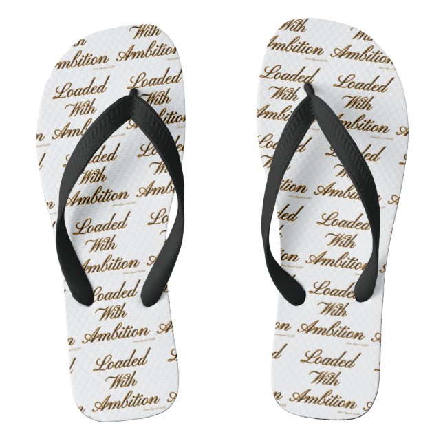 Ammo Apparel USA Loaded With Ambition II Unisex Jandals (Footbed)