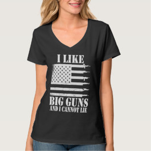 Ammo Gun   I like big guns saying  1 T-Shirt