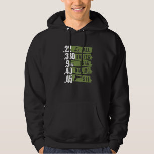 Ammo I 22 380 9mm 40 45 All Faster Than Dialling 9 Hoodie