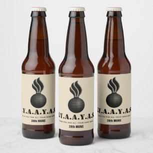 Ammo IYAAYAS Custom Bottle Label