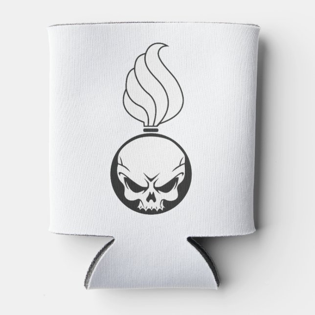 Ammo Skull Pisspot Can Cooler (Front)