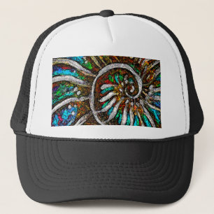 Ammonite Abstract Trucker Hat